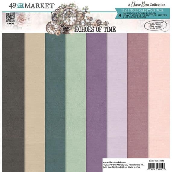 49 and Market 12x12 Collection Pack - Echoes Of Time Solids