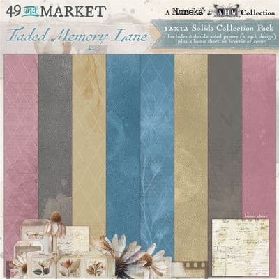 49 and Market 12x12 Collection Pack - Faded Memory Lane Solids