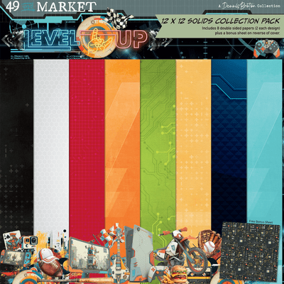 49 and Market 12x12 Collection Pack - Level Up Solids