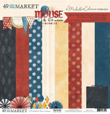 49 and Market 12x12 Collection Pack - Mouse and Co Solids
