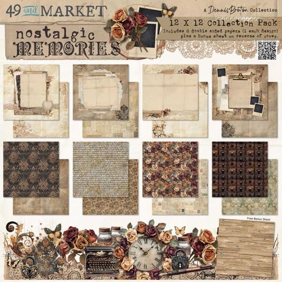49 and Market 12x12 Collection Pack - Nostalgic Memories