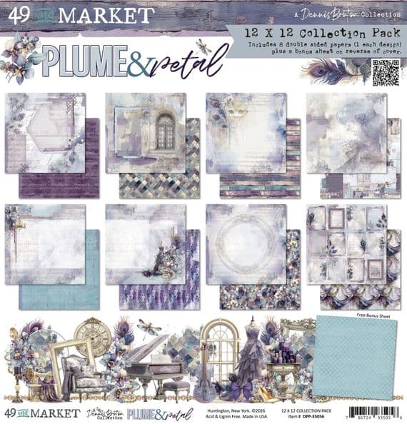 49 and Market 12x12 Collection Pack - Plume and Petal