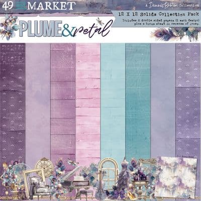 49 and Market 12x12 Collection Pack - Plume and Petal Solids