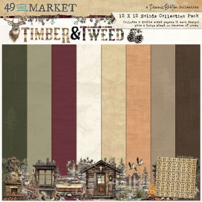 49 and Market 12x12 Collection Pack - Timber and Tweed Solids