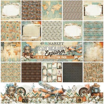 49 and Market 12x12 Collection Pack - Wanderlust Explorer