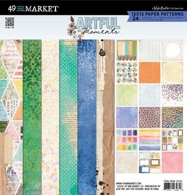 49 and Market 12x12 Patterns Paper Pack By Vicki Boutin - Artful Moments