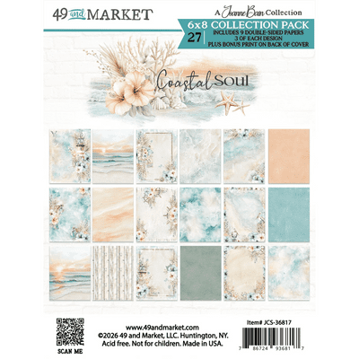 49 And Market 6x8 Collection Pack - Coastal Soul