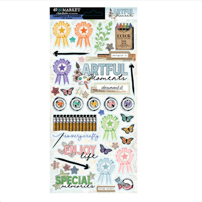 49 And Market Cardstock Stickers By Vicki Boutin - Artful Moments
