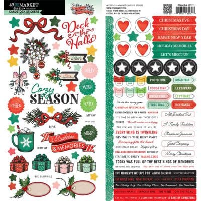 49 And Market Cardstock Stickers By Vicki Boutin - Mistletoe and Memories