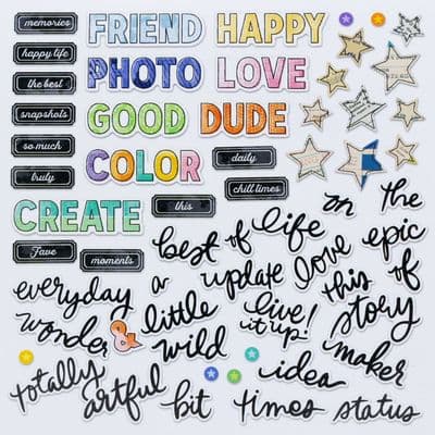 49 and Market Chipboard Bits by Vicki Boutin - Artful Moments