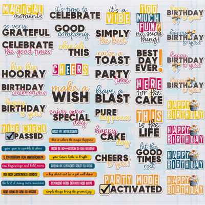 49 and Market Chipboard Elements - Glimmer and Glee