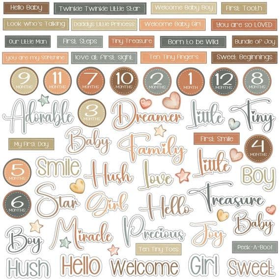 49 and Market Chipboard Mixed Set - Little Dreamer