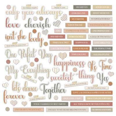 49 and Market Chipboard Mixed Set - One Perfect Day