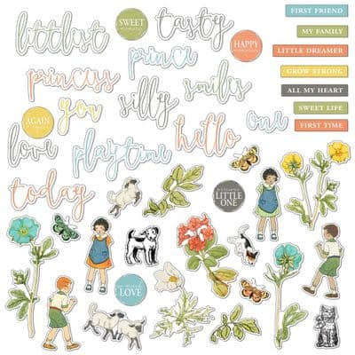 49 and Market Chipboard Mixed Set - Toddler Time