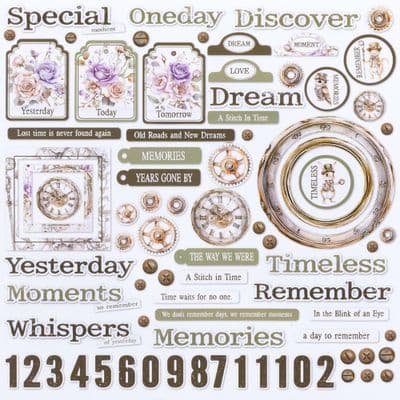 49 and Market Chipboard Set - Echoes Of Time