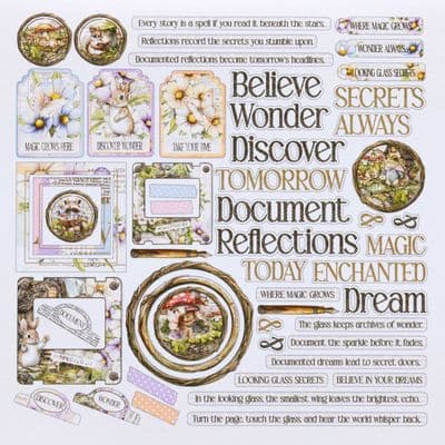 49 and Market Chipboard Set - The Looking Glass