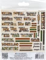 49 and Market Chipboard Set - Timber and Tweed