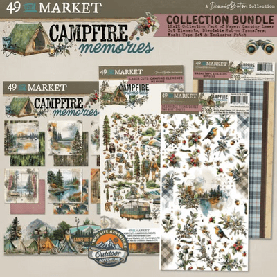 49 and Market Collection Bundle with Patch - Campfire Memories