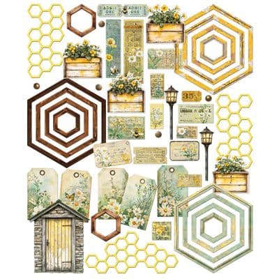 49 and Market Die-Cut Elements - Botanical Buzz