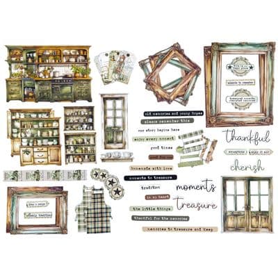 49 and Market Die-Cut Elements - Cottagecore