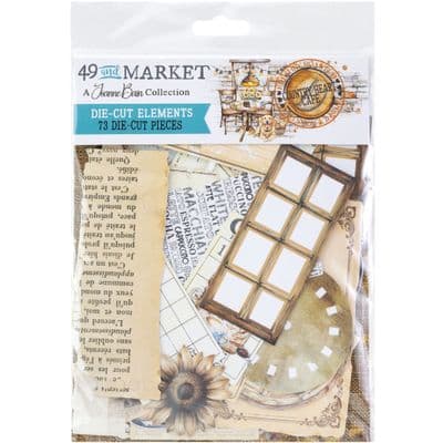 49 and Market Die-Cut Elements - Country Heart Cafe