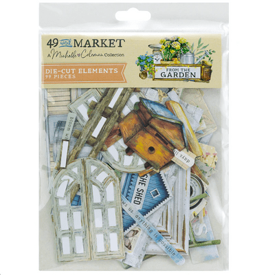 49 and Market Die-Cut Elements - From the Garden