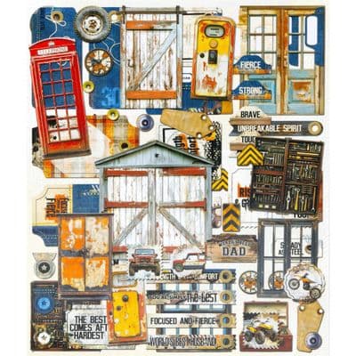 49 and Market Die-Cut Elements - Rust and Revs 2.0