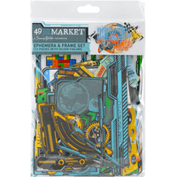 49 and Market Ephemera & Frame Set - Level Up