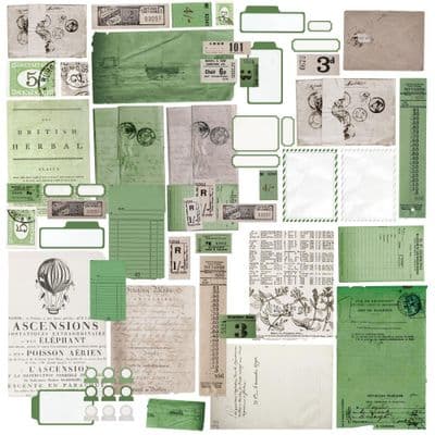 49 and Market Ephemera Stackers - Color Swatch: Willow