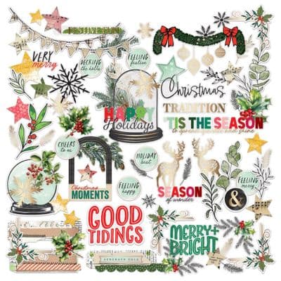49 and Market Foiled Die-Cuts by Vicki Boutin - Mistletoe and Memories