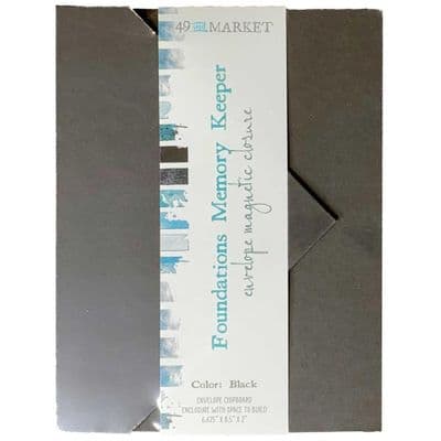 49 And Market Foundations Memory Keeper Envelope - Black