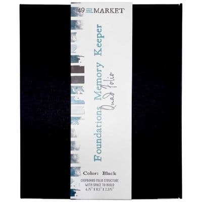 49 And Market Foundations Memory Keeper Quad Folio - Black
