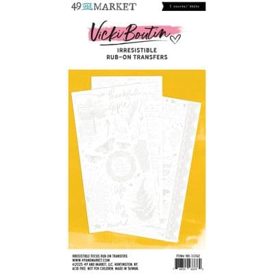 49 And Market Irresistible Rub-Ons by Vicki Boutin - Focus