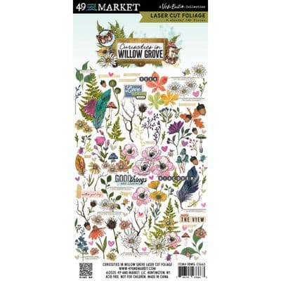 49 and Market Laser Cut Elements By Vicki Boutin - Curiosities In Willow Grove Foliage