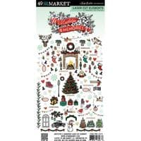 49 and Market Laser Cut Elements By Vicki Boutin - Mistletoe and Memories Elements