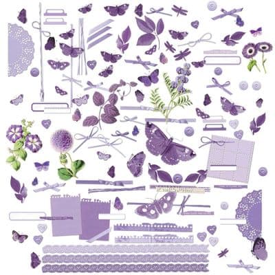 49 and Market Laser Cut Elements - Color Swatch: Lavender
