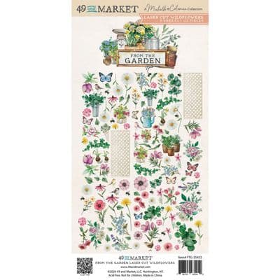 49 and Market Laser Cut Elements - From the Garden Wildflowers