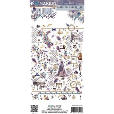 49 and Market Laser Cut Elements - Plume and Petal