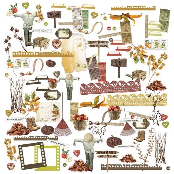 49 and Market Laser Cut Elements - Vintage Orchard