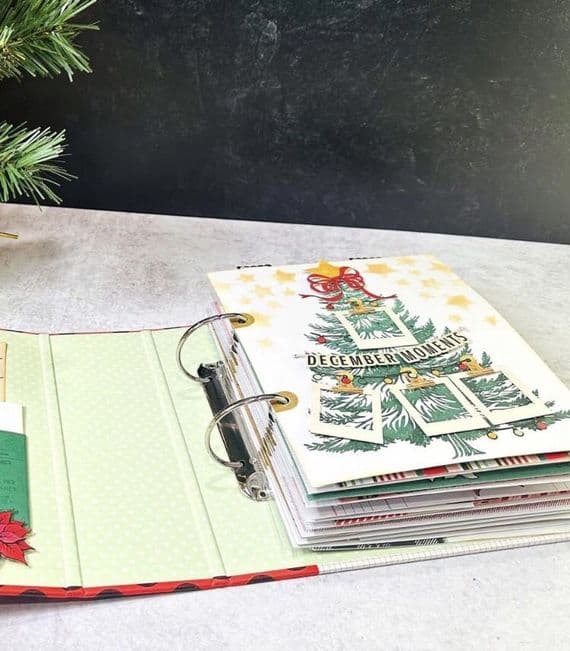 49 and Market Mistletoe And Memories December Daily Mini Album Workshop Kit