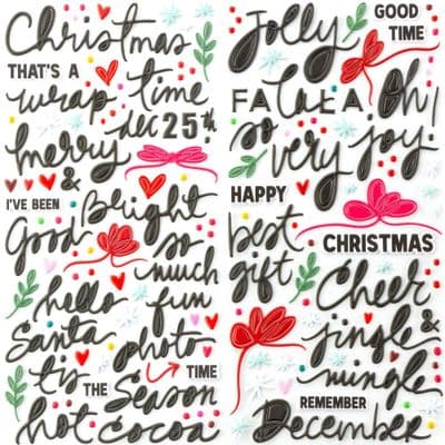 49 And Market Puffy Stickers By Vicki Boutin - Mistletoe and Memories