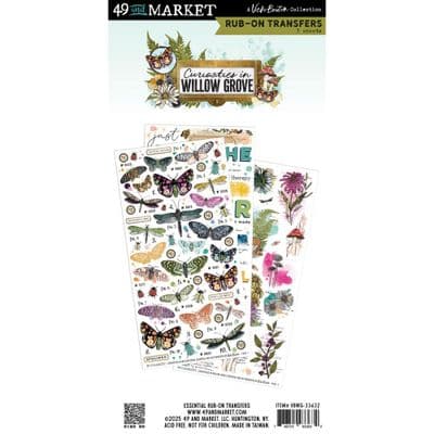 49 And Market Rub-Ons by Vicki Boutin - Curiosities in Willow Grove Essential