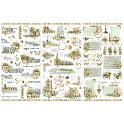 49 And Market Rub-Ons - Cottagecore