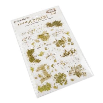 49 And Market Rub-Ons - Essential Textblends - Sage