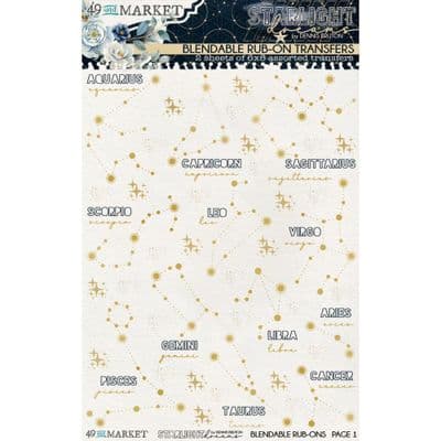 49 And Market Rub-Ons - Starlight Dreams Constellation