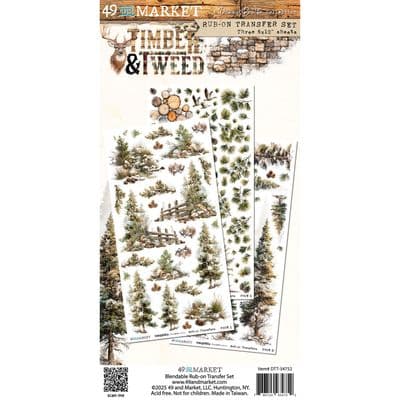 49 And Market Rub-Ons - Timber and Tweed Blendable