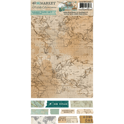 49 And Market Washi Tape Set - Travel Diaries