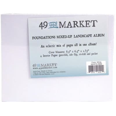 49 & Market Foundations Mixed Up Album - Landscape White