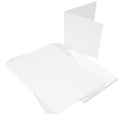 5x7 Cards & Envelopes 50 pack - White