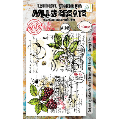 AALL And Create A6 Clear Stamp Set - Berry Bliss